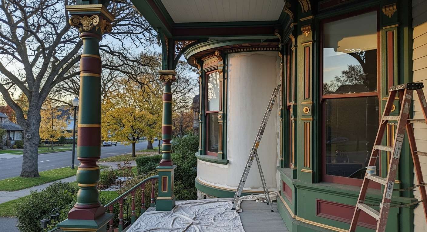 Beautiful historic home interior in Browne's Addition, Spokane