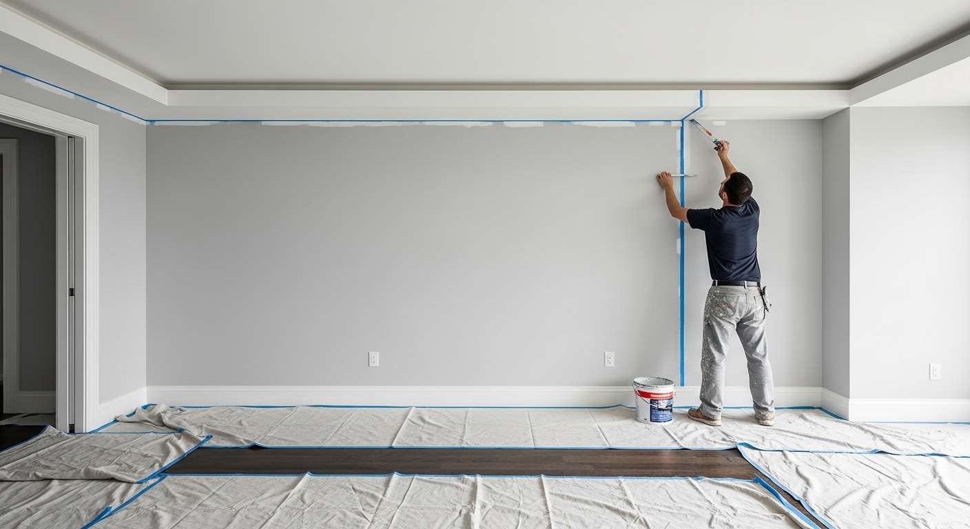 Professional luxury interior painting