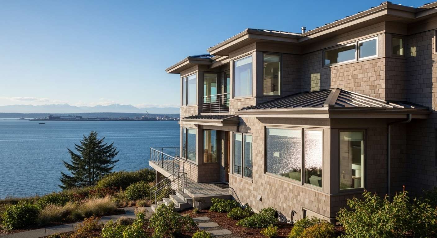 Beautiful suburban home interior in Tacoma Washington
